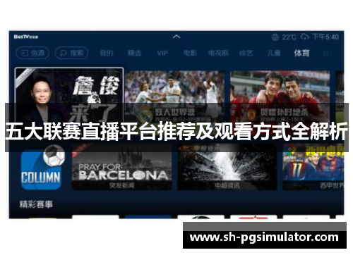 五大联赛直播平台推荐及观看方式全解析